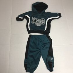 Philadelphia Eagles outfit baby 3/6 mos