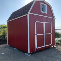 10x12 tall barn shed new and Installed $3500