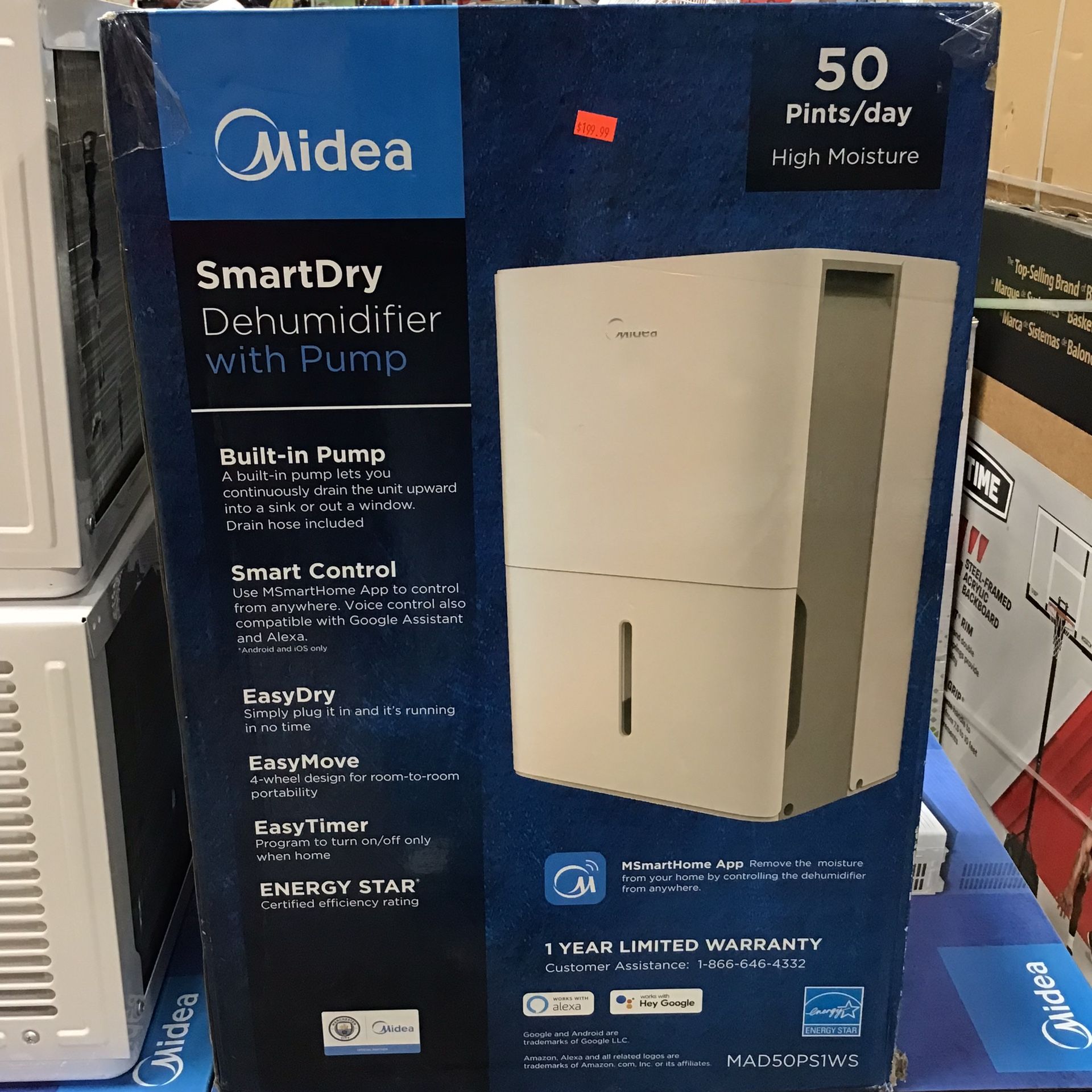 Midea Smart Dry Dehumidifier 