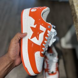 A bathing Ape Sta Low Orange
