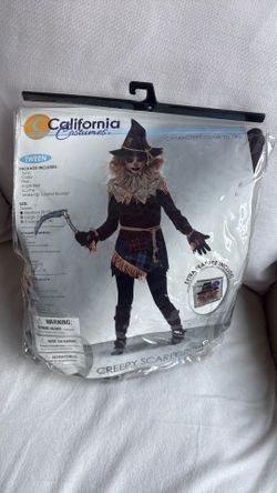 Tween Costume creepy scarecrow medium 8-10