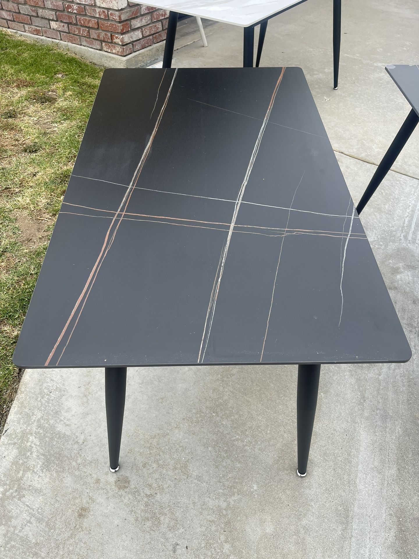 Modern Black Marble Table