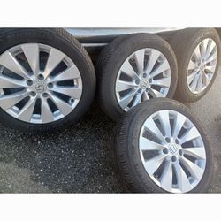 Juego De Rrines Para Carros Hondas ACORP Civic CRV YANTAS Buenas Medida 17