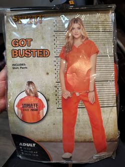Inmate Halloween Costume