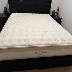 Like New Saatva RX Pillow Top Hybrid Queen Mattress
