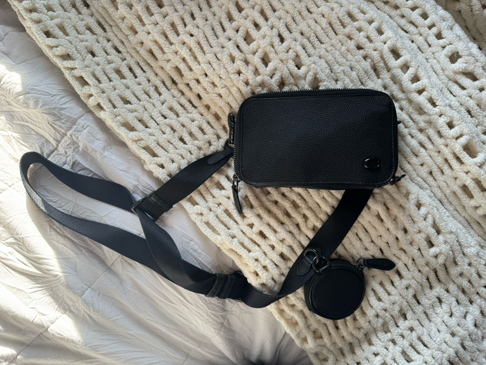 Men’s Black Coach Bag 