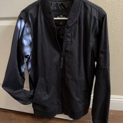 Black Hollister Bomber Jacket