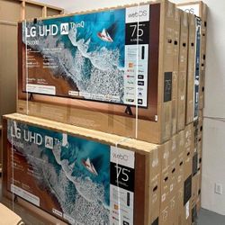 75”LG UHD 4K Smart Tv 