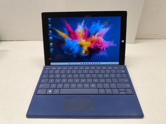 Surface 3, Touchscreen Intel Atom x7-Z8700, 4GB RAM 128 GB SSD Wireless Wifi Webcam Bluetooth micro SD Windows 11 Pro Office 2019