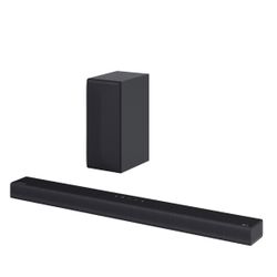 LG - 3.1 Channel Soundbar with Wireless Subwoofer and DTS Virtual:X - Black