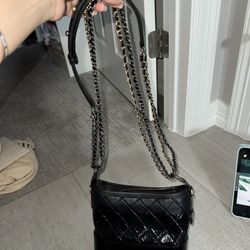 Black Chanel bags 