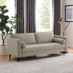 Brand new Jeses Minimore Modern Style Zakari 81.5" Mid-Century Modern Design Sofa (color Gray)
