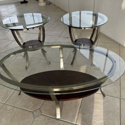 Coffee and End Tables Set