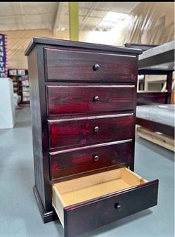 Dresser Five Drawers / Cajoneras Madera 100% Pinewood