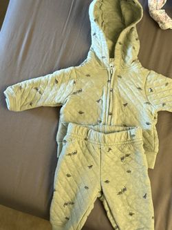 Baby girl quilted set