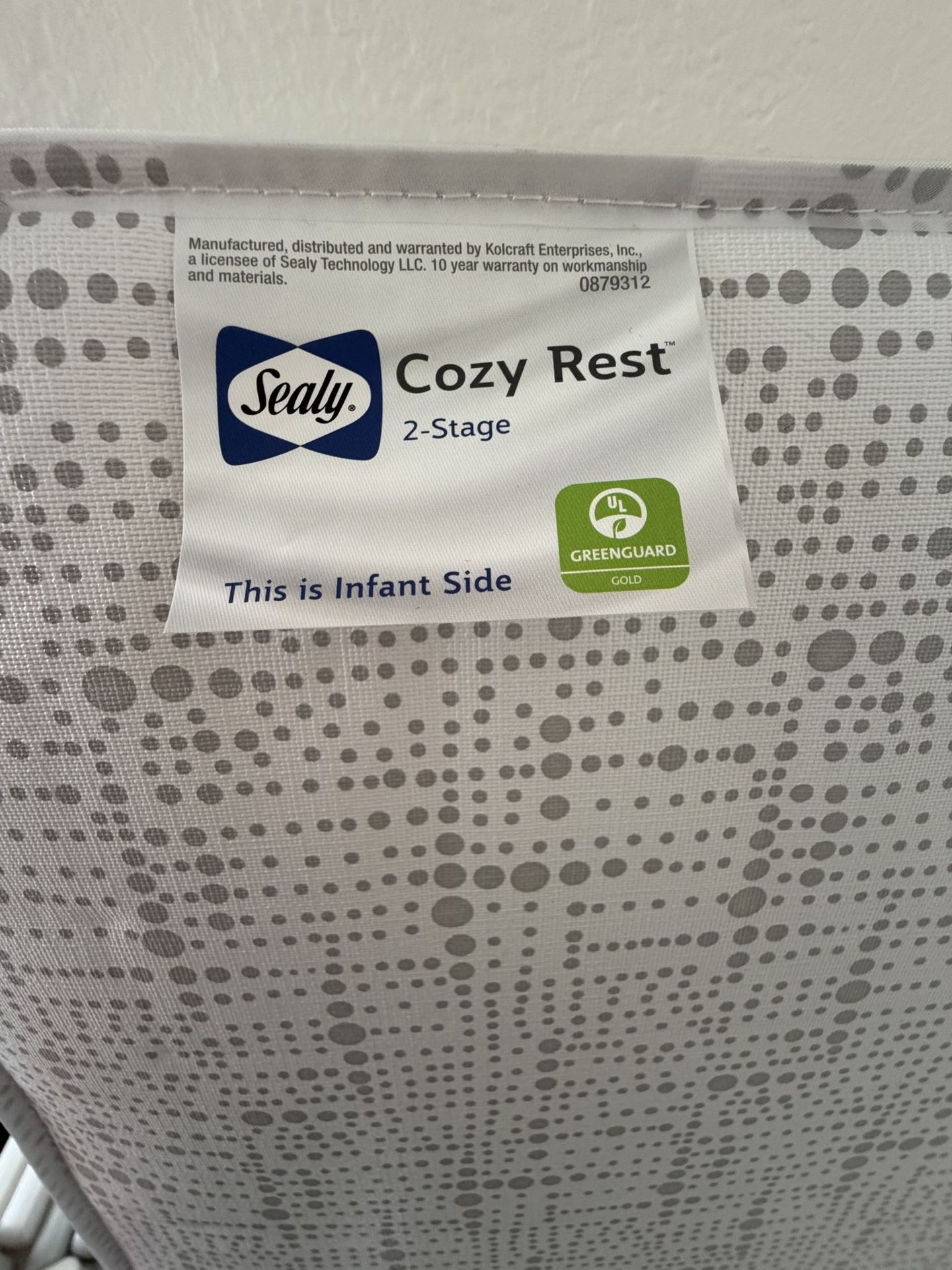 Sealy Cozy Rest Newborn/Infant Crib Mattress