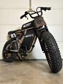 NEW 31 MPH Electric Bike⚡20x4.5 GRYZ Super Knobby Tires Full Suspension