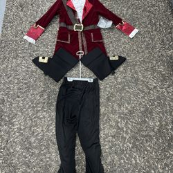Kids Halloween Costume Disney Pirate Captain Hook 7-8