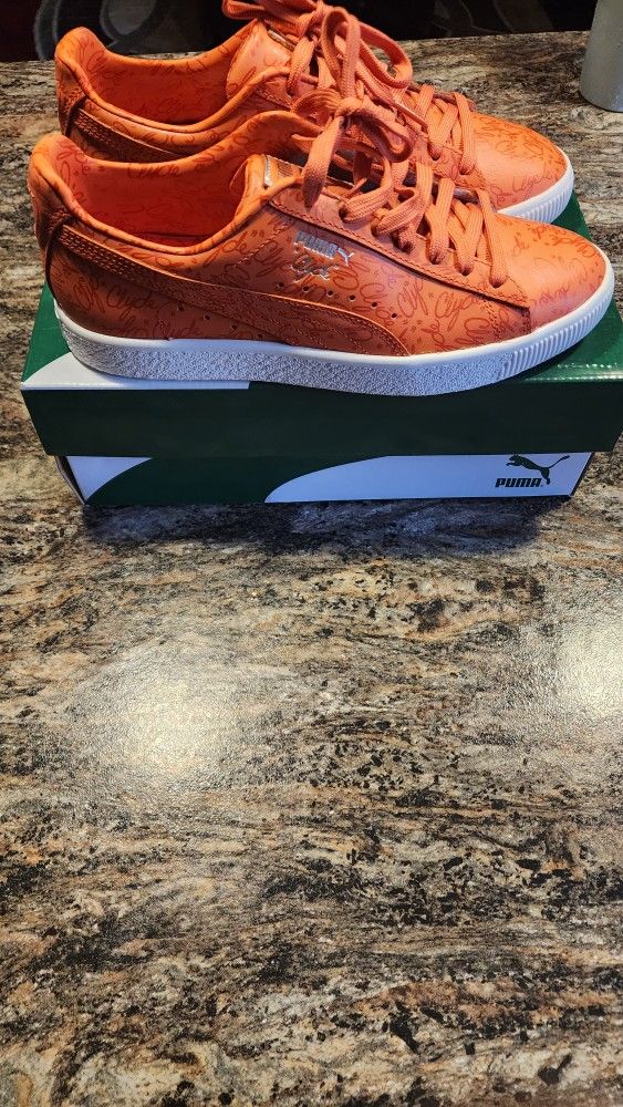 Puma Orange Size 7 $50