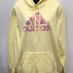 NWOT Adidas Women's Yellow Hoodie Sweater Plus Size 2X