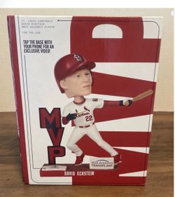 🔥 ST. LOUIS CARDINALS DAVID ECKSTEIN 2006 W.S. MVP BOBBLEHEAD 7-11-26 🔥