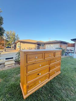 Solid Wood Dresser with 7 Drawers 145 FREE DELIVERY