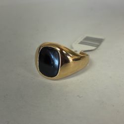 10K Gold & Onyx Ring