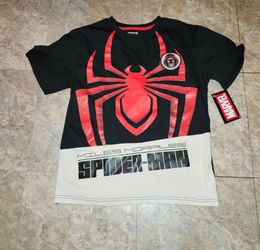 Marvel Spiderman boys youth shirt new