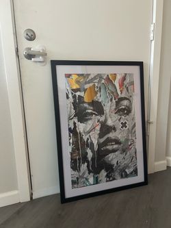 Helio Bray signed, numbered, framed art print Indie