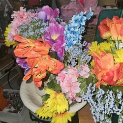 NEW SILK FLOWERS. .50CENTS EACH