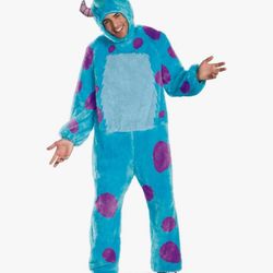 Sulley Adult Full Body Costume, Official Monsters Inc Costume