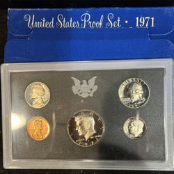 1971 S Gem Proof US Mint Set In Original Government Package 