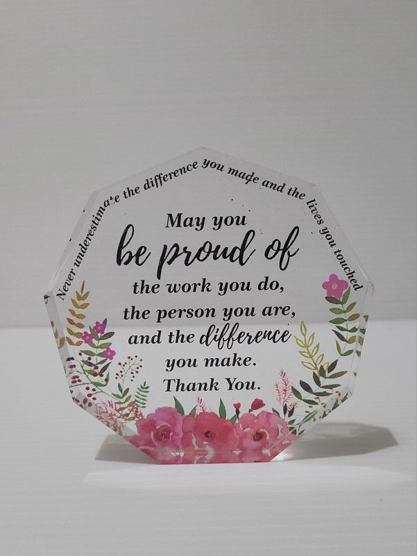 Mothers Day Mum Birthday Gifts Acrylic Plaque Ornaments May You For Mum Gifts