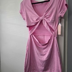 BLASHE New Pink Dress (Not See Through!) Size Large