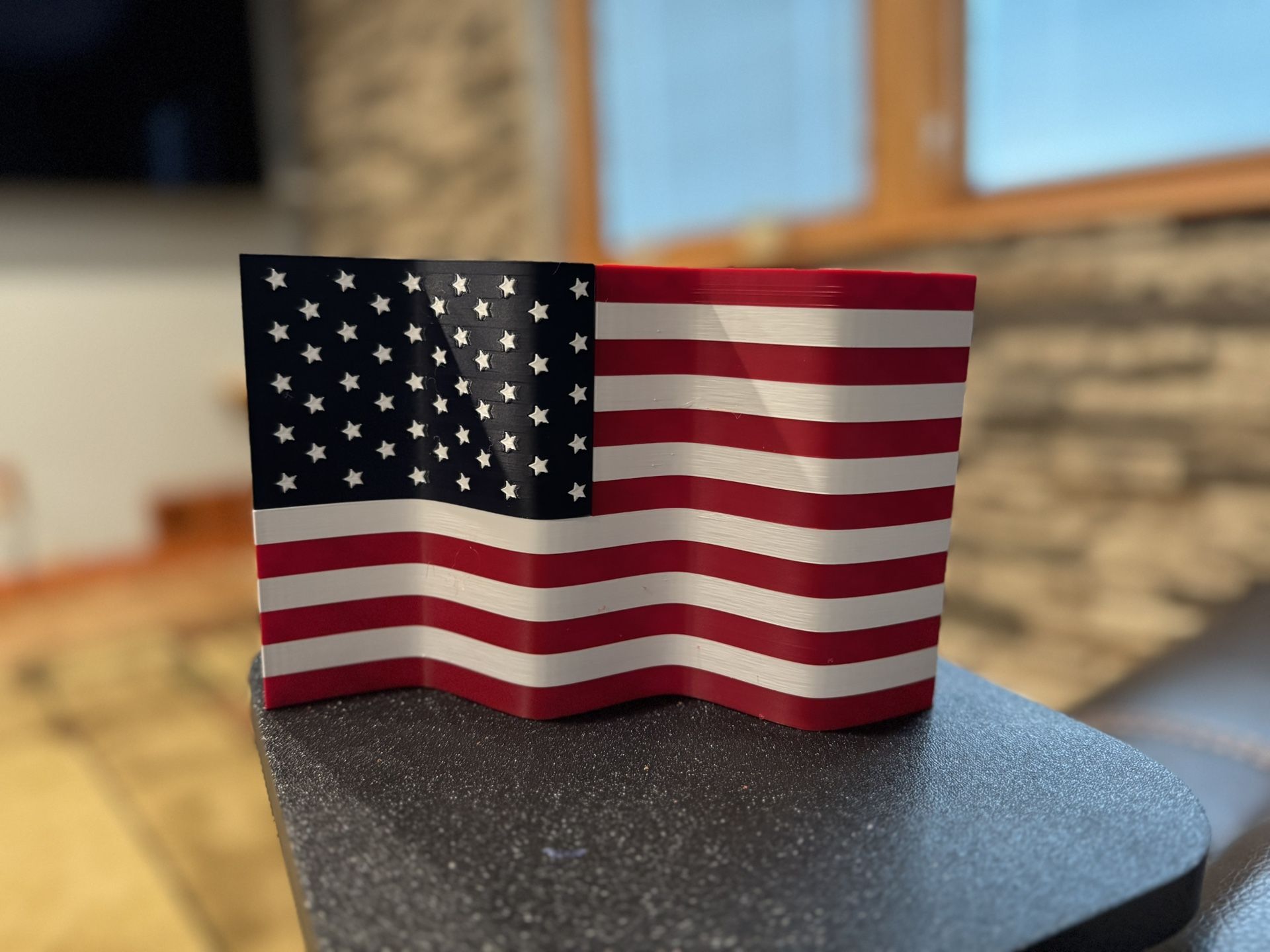 πΊπΈ Waving American Flag Display β Perfect for 4th of July & Flag Day!