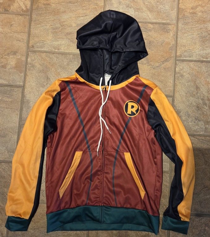 Robin zip up hoodie cosplay