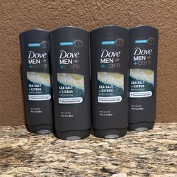 4- Dove Men Sea Salt & Citrus Exfoliating Body Wash