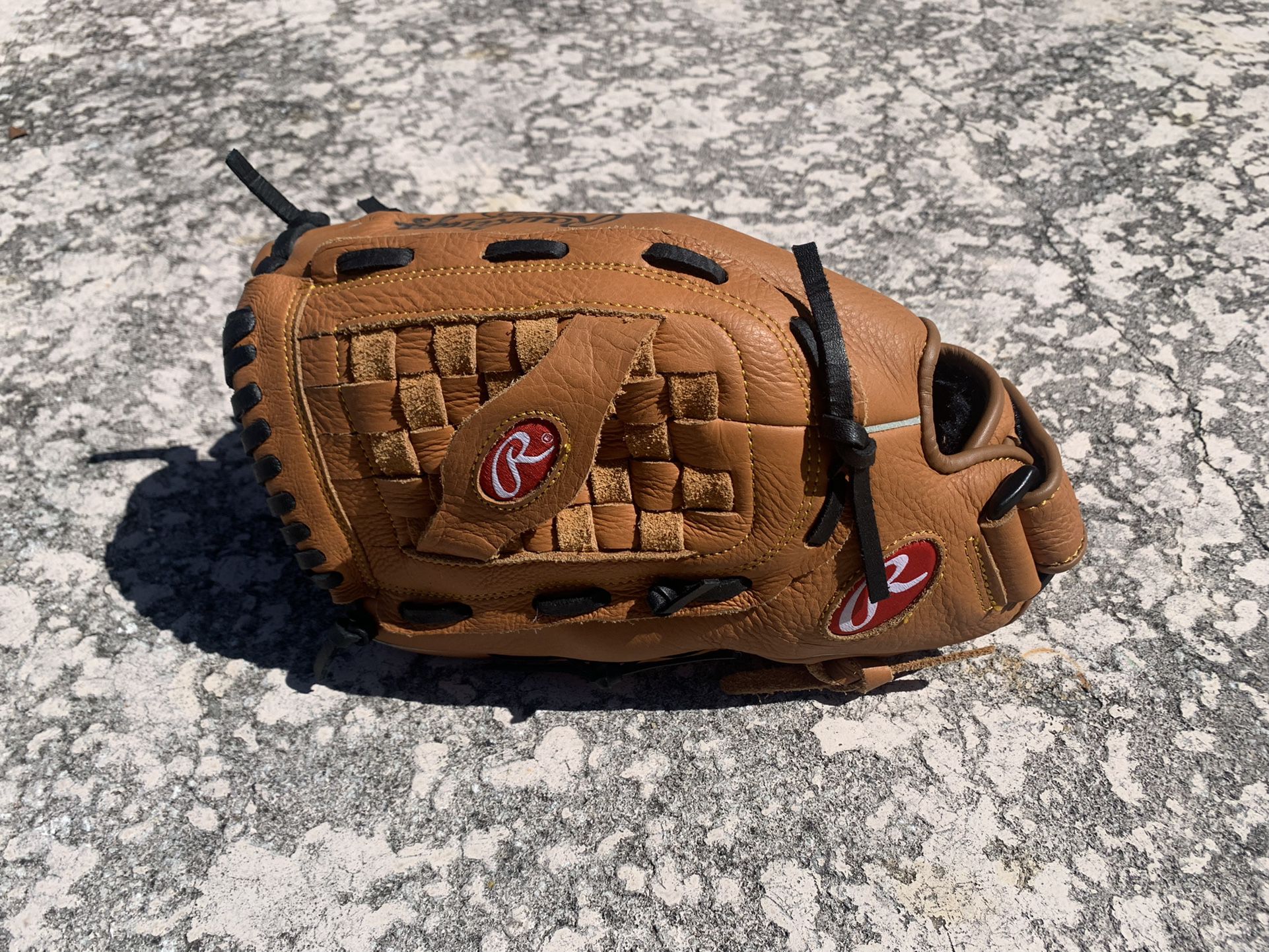 Excellent Condition Rawlings Select Series 13”  Softball Baseball Glove LHT Left Hand Throw Lefty