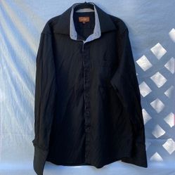 Vicci Uomo Black Dress Shirt
