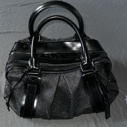 Black Studded Burberry Handbag