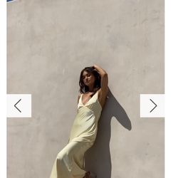 NWT PROM DRESS Billy J ZIAH Maxi in Lemon