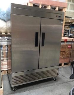 2 Door Commercial Refrigerator Kitchen Fridge