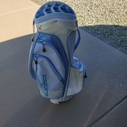 Cobra Women's 14 Way Cart Bag Blue/Gray/White