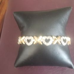 STAINLESS STEEL BRACELET  HEARTS ❤ 