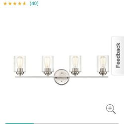 Millennium Atlanta, Ga Vanity Bathroom 4 Light, 32in . Open Box New , Nuevo.