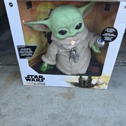 The Child Baby Yoda Star Wars The Mandalorian Plush Doll 4 Accessories Mattel 