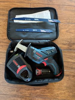 Bosch 12V Cordless Reciprocating Saw Kit – 2 Batteries, Charger & Case