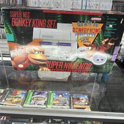 Donkey Kong Country Super Nintendo Complete $550 Gamehogs 11am-7pm