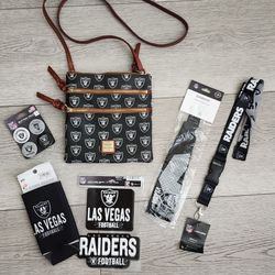 Raiders D&B purse and accessories