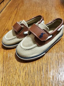 Kids Polo Ralph Lauren shoes sz 5